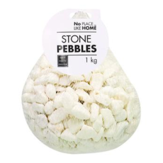 Stone Pebbles - White 1kg